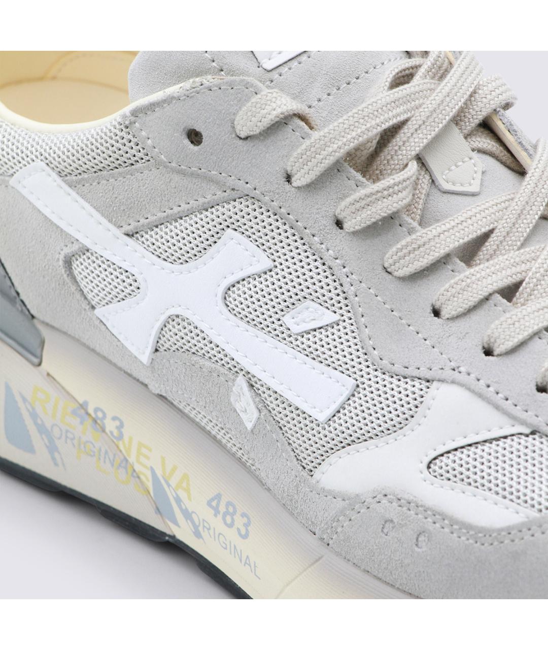 PREMIATA Серые низкие кроссовки / кеды, фото 4
