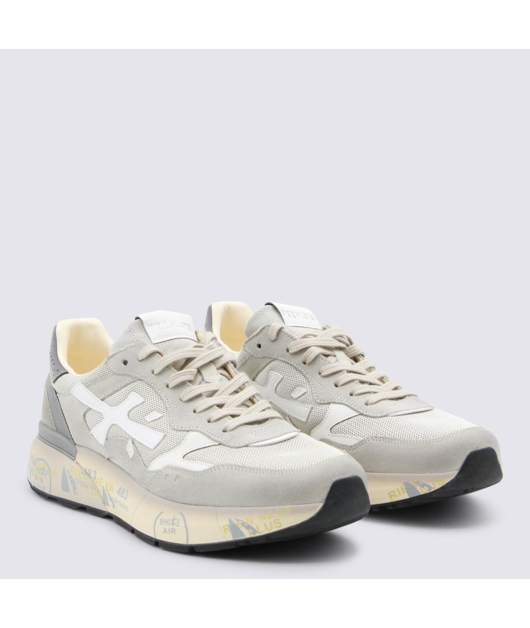 PREMIATA Серые низкие кроссовки / кеды, фото 2