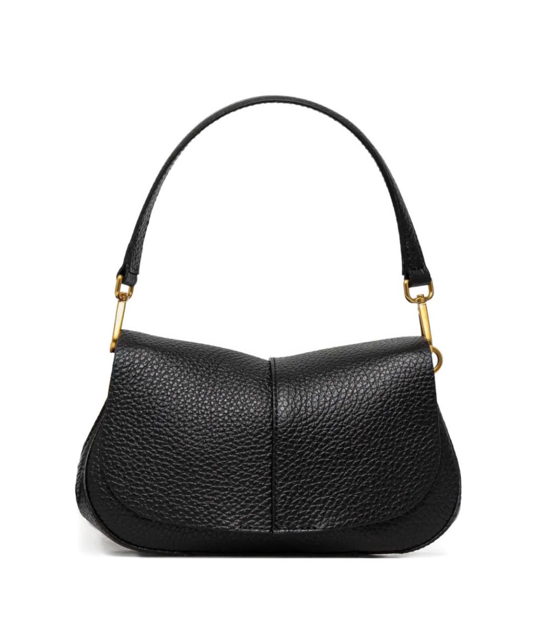 Gianni Chiarini Черная кожаная сумка через плечо, фото 1