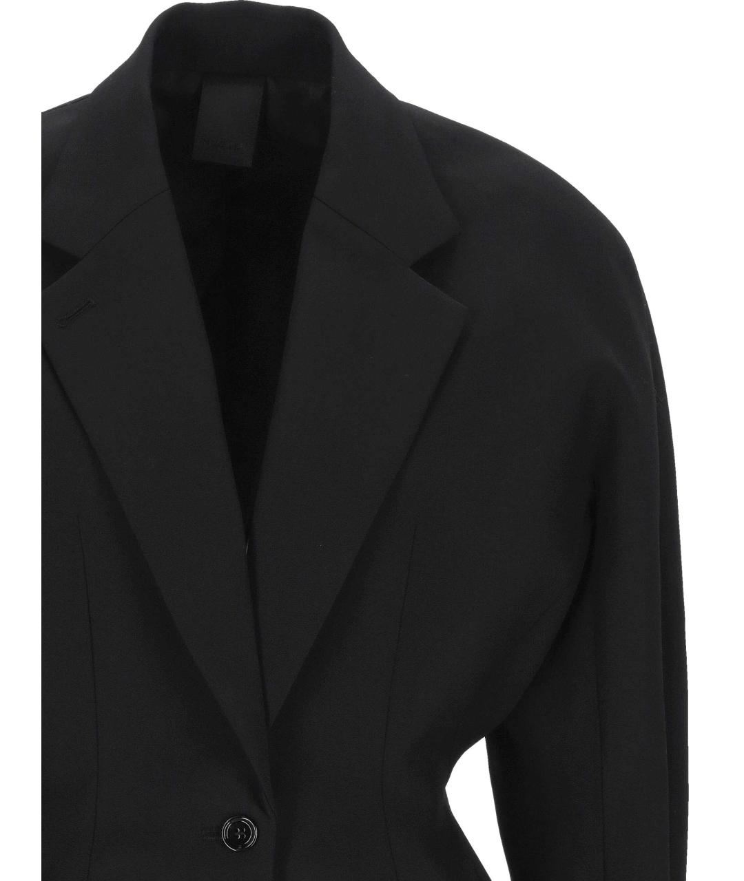 MUGLER Черный вискозный жакет/пиджак, фото 2
