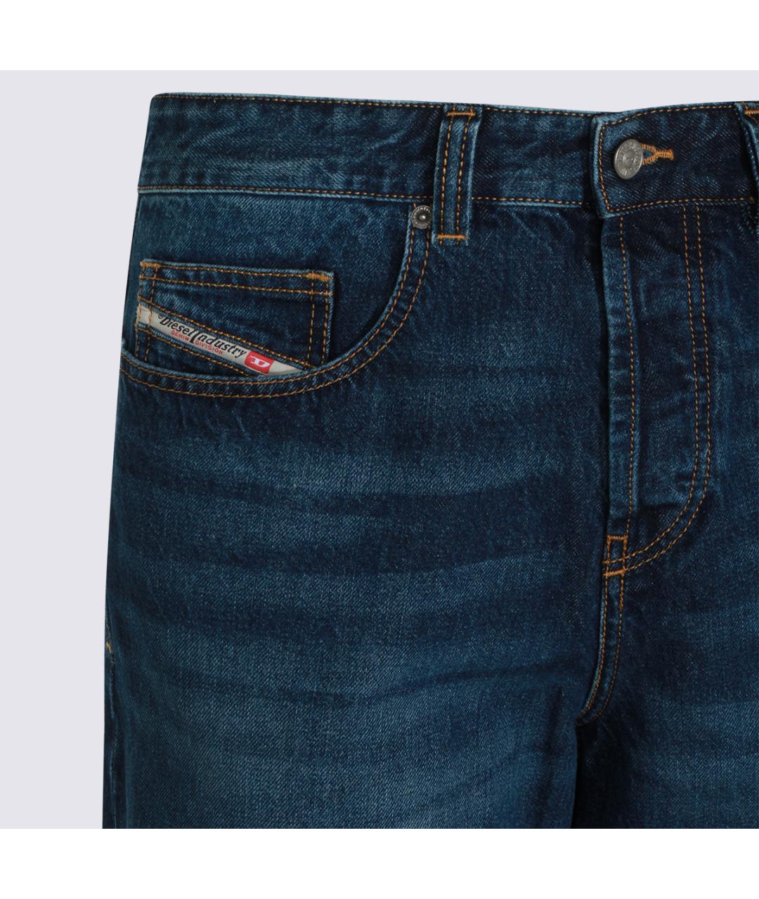 DIESEL Хлопковые прямые джинсы, фото 3