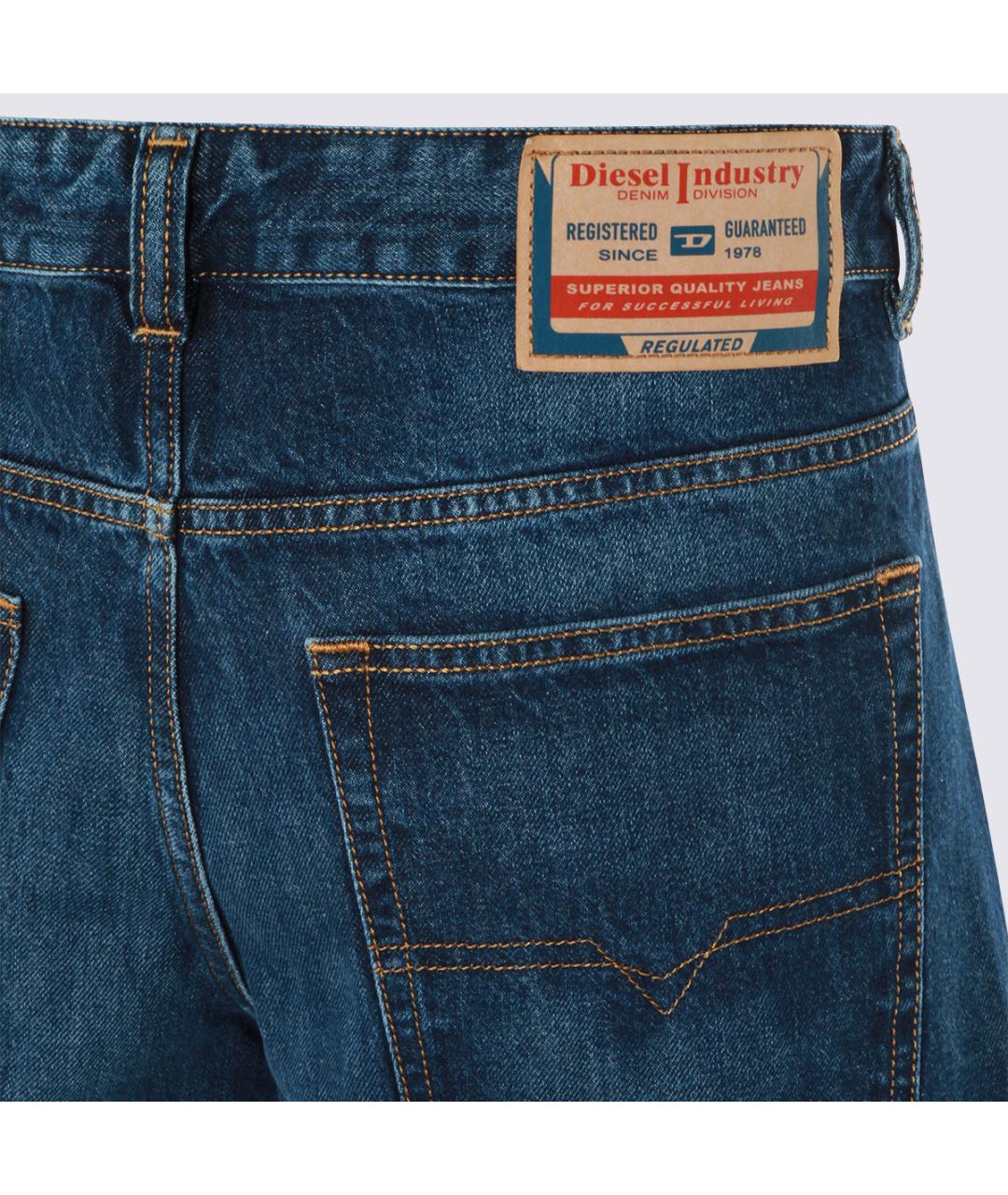 DIESEL Хлопковые прямые джинсы, фото 4