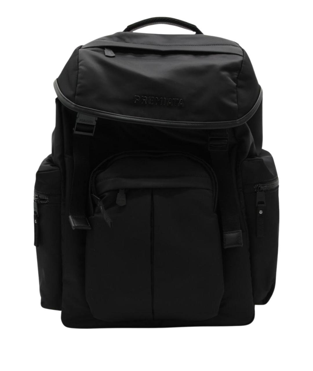 PREMIATA Черный тканевый рюкзак, фото 1