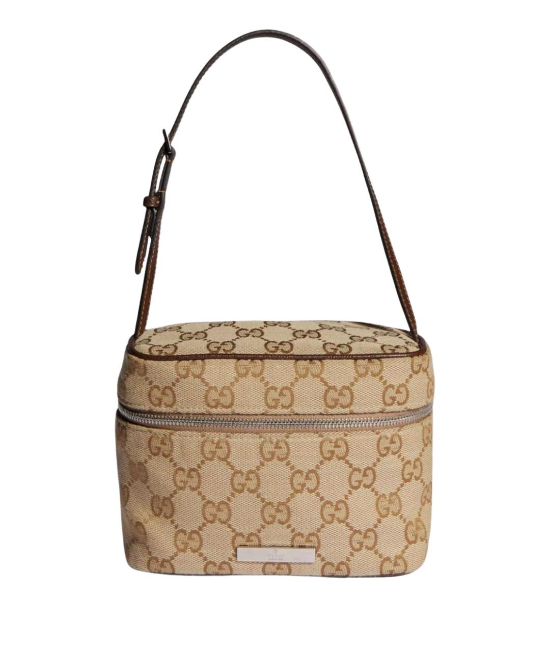 GUCCI Бежевая сумка с короткими ручками, фото 1