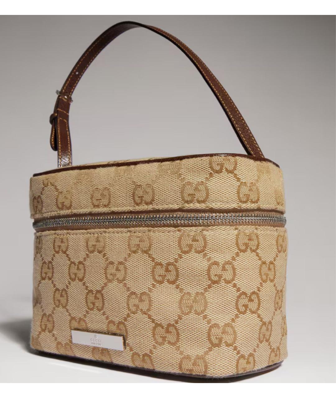 GUCCI Бежевая сумка с короткими ручками, фото 2