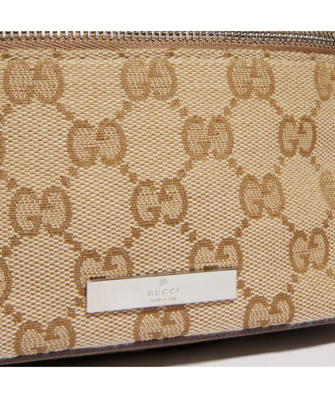 GUCCI Бежевая сумка с короткими ручками, фото 5