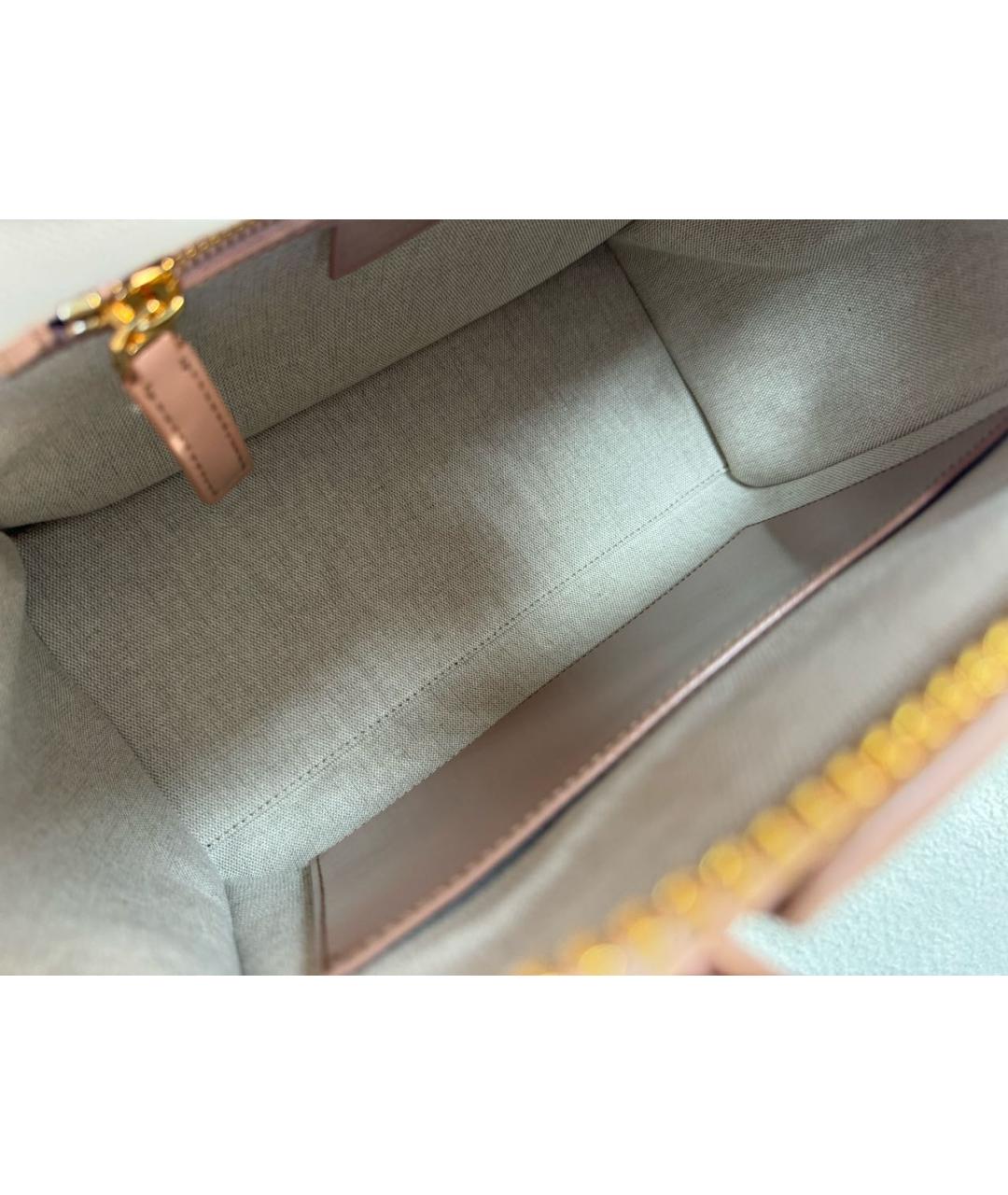 GIVENCHY Розовая кожаная сумка с короткими ручками, фото 4