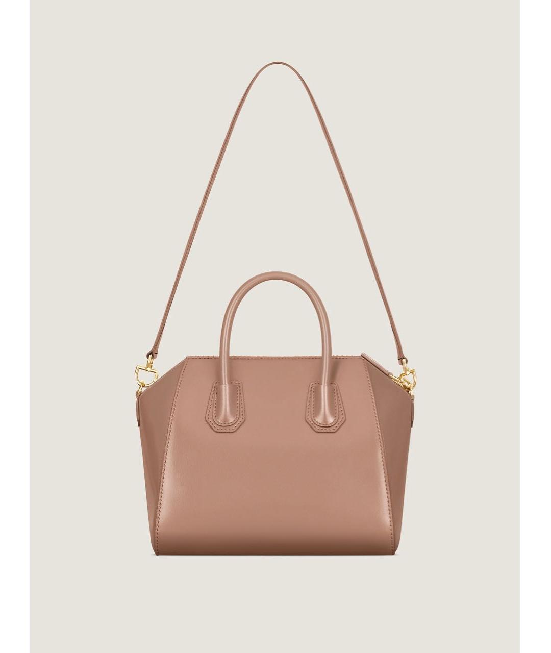 GIVENCHY Розовая кожаная сумка с короткими ручками, фото 2