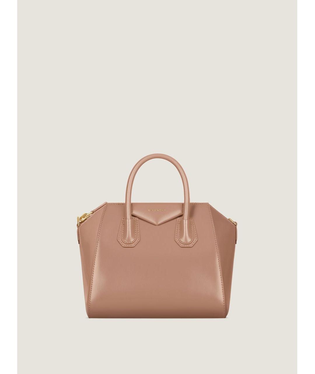 GIVENCHY Розовая кожаная сумка с короткими ручками, фото 9