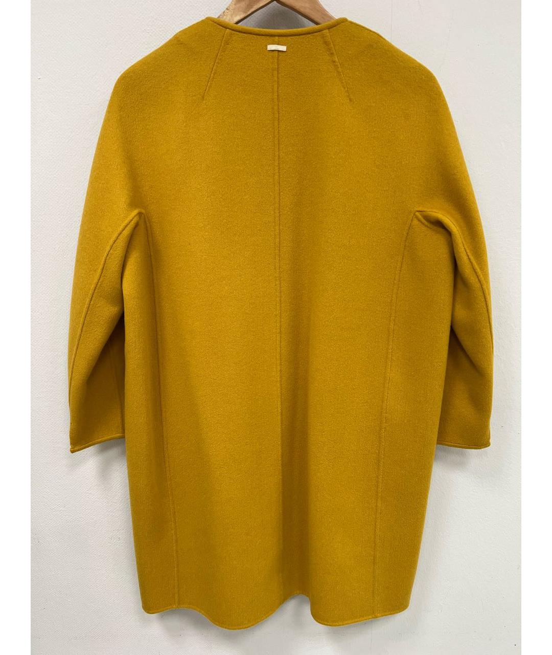 'S MAX MARA Горчичное шерстяное пальто, фото 2