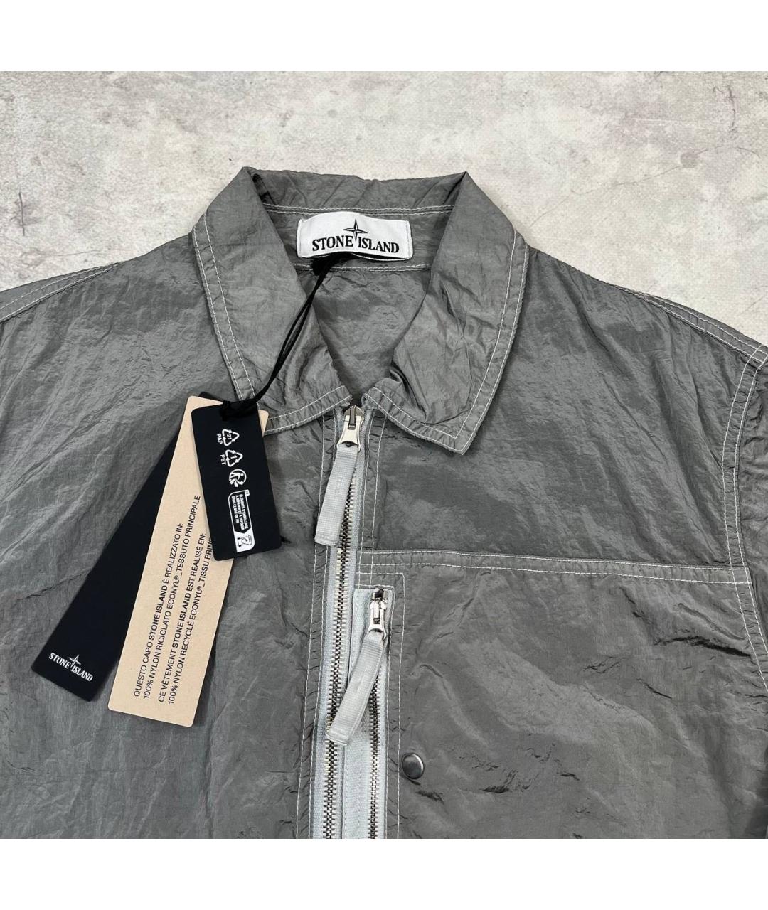 STONE ISLAND Серая куртка, фото 5