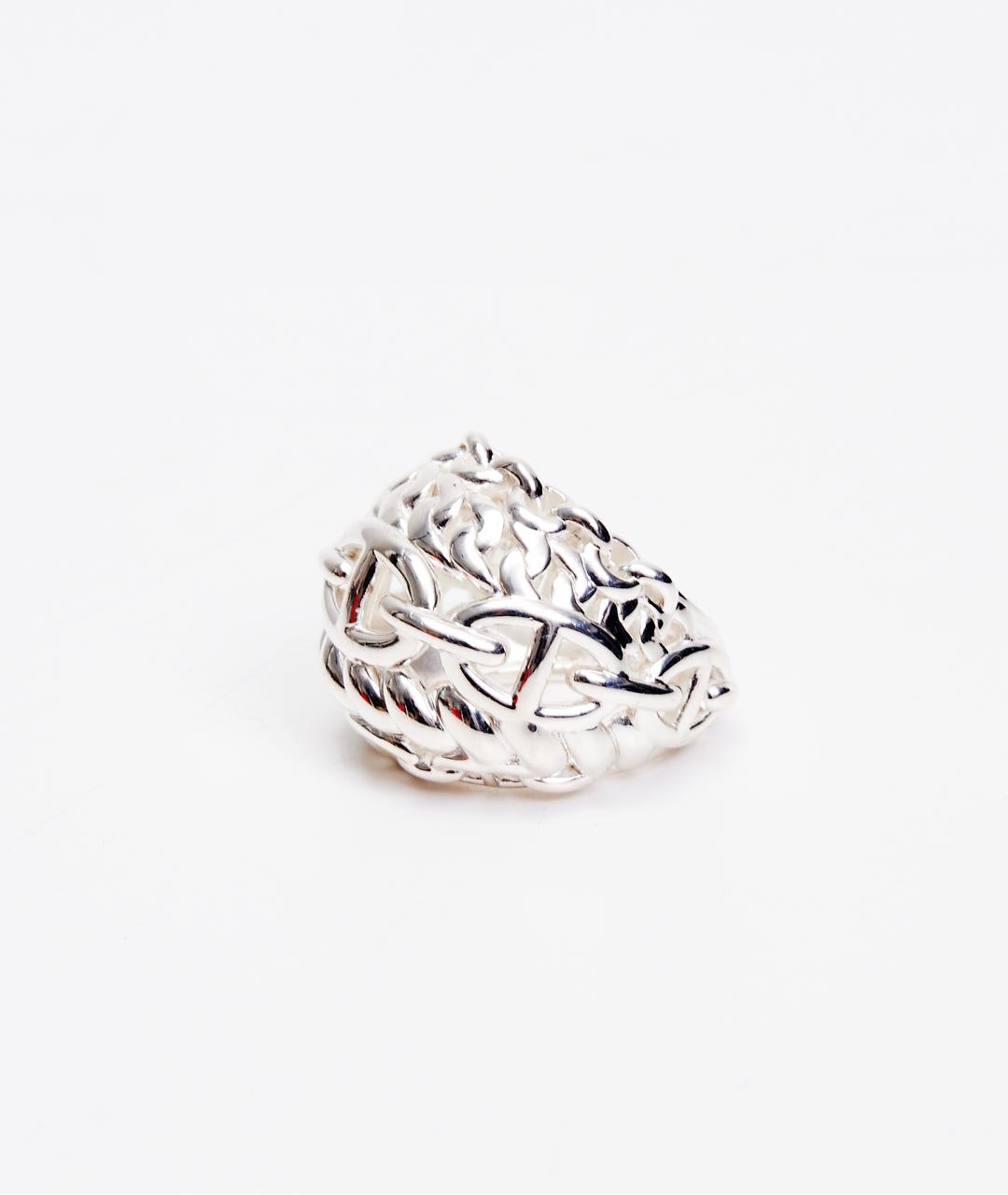 HERMES Серебряное серебряное кольцо, фото 2