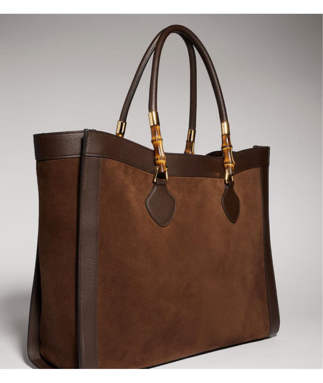 GUCCI Коричневая сумка тоут, фото 3