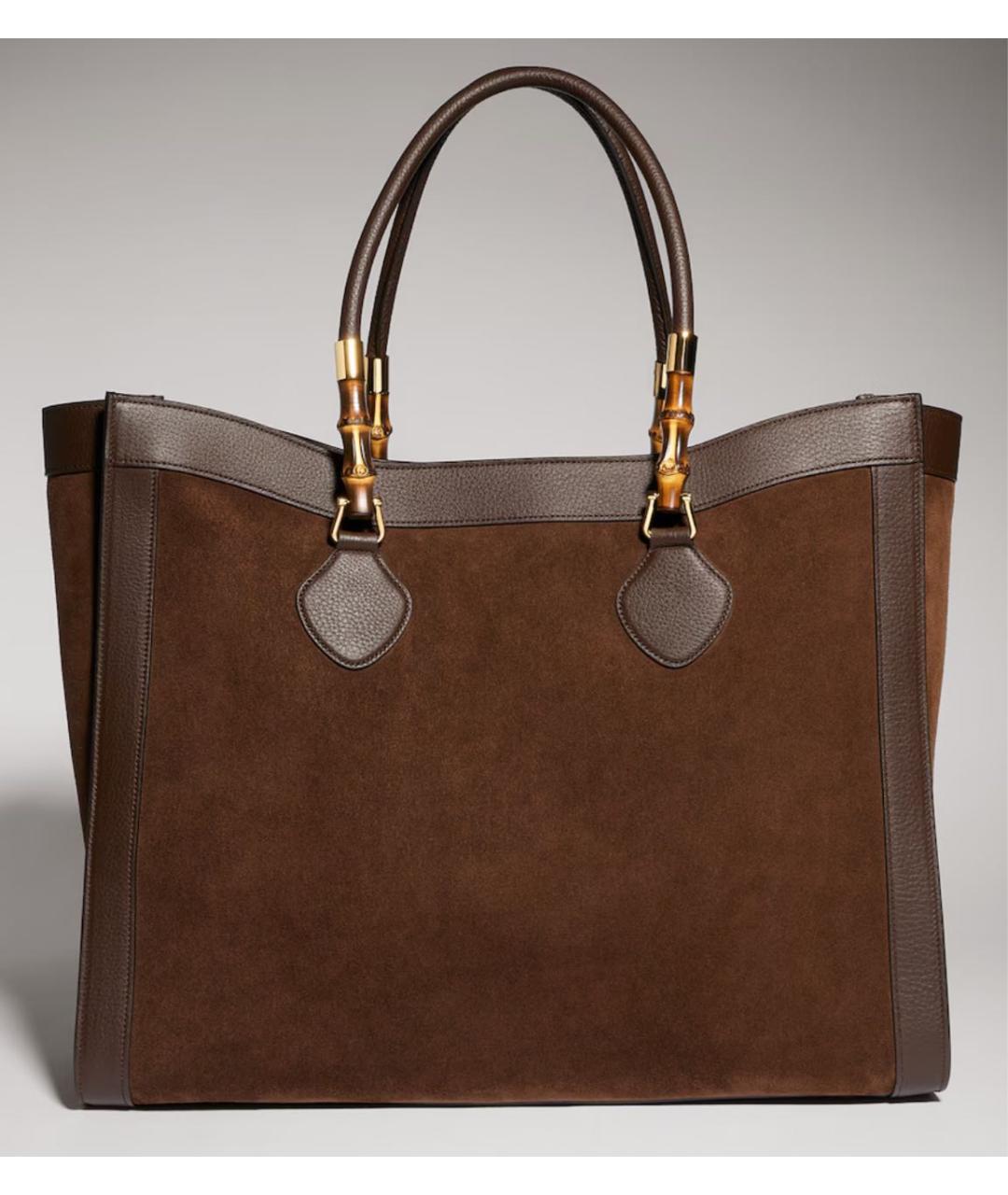 GUCCI Коричневая сумка тоут, фото 5