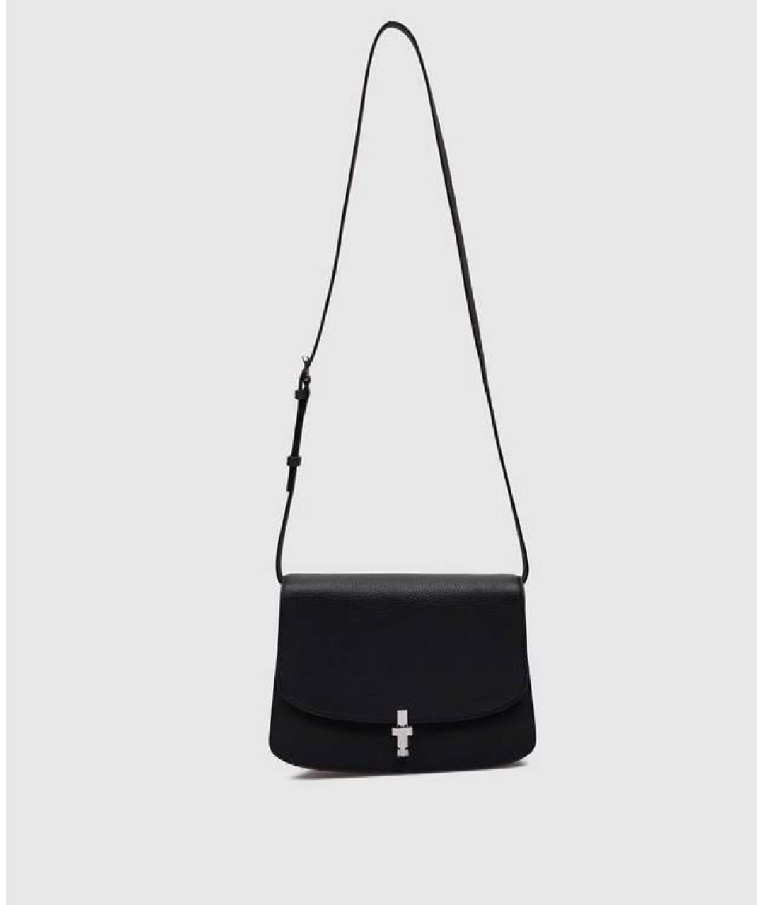 THE ROW Черная кожаная сумка через плечо, фото 6