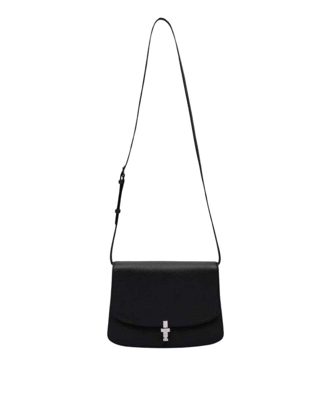 THE ROW Черная кожаная сумка через плечо, фото 1