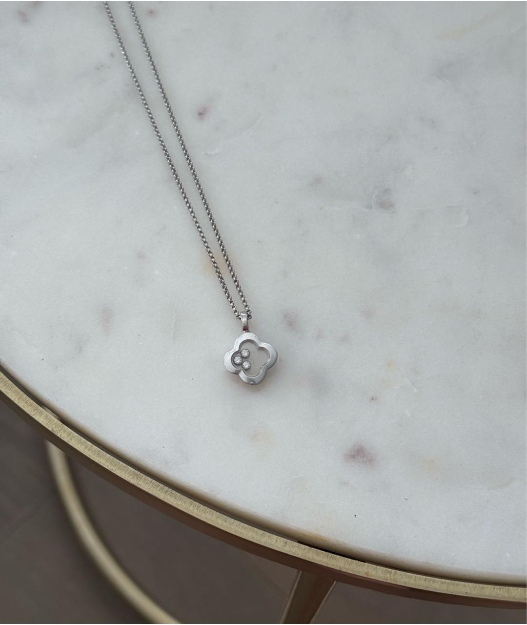 CHOPARD Серебряное колье из белого золота, фото 4