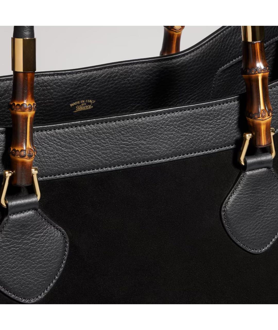 GUCCI Черная сумка тоут, фото 3