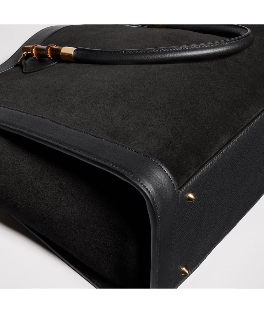 GUCCI Черная сумка тоут, фото 5