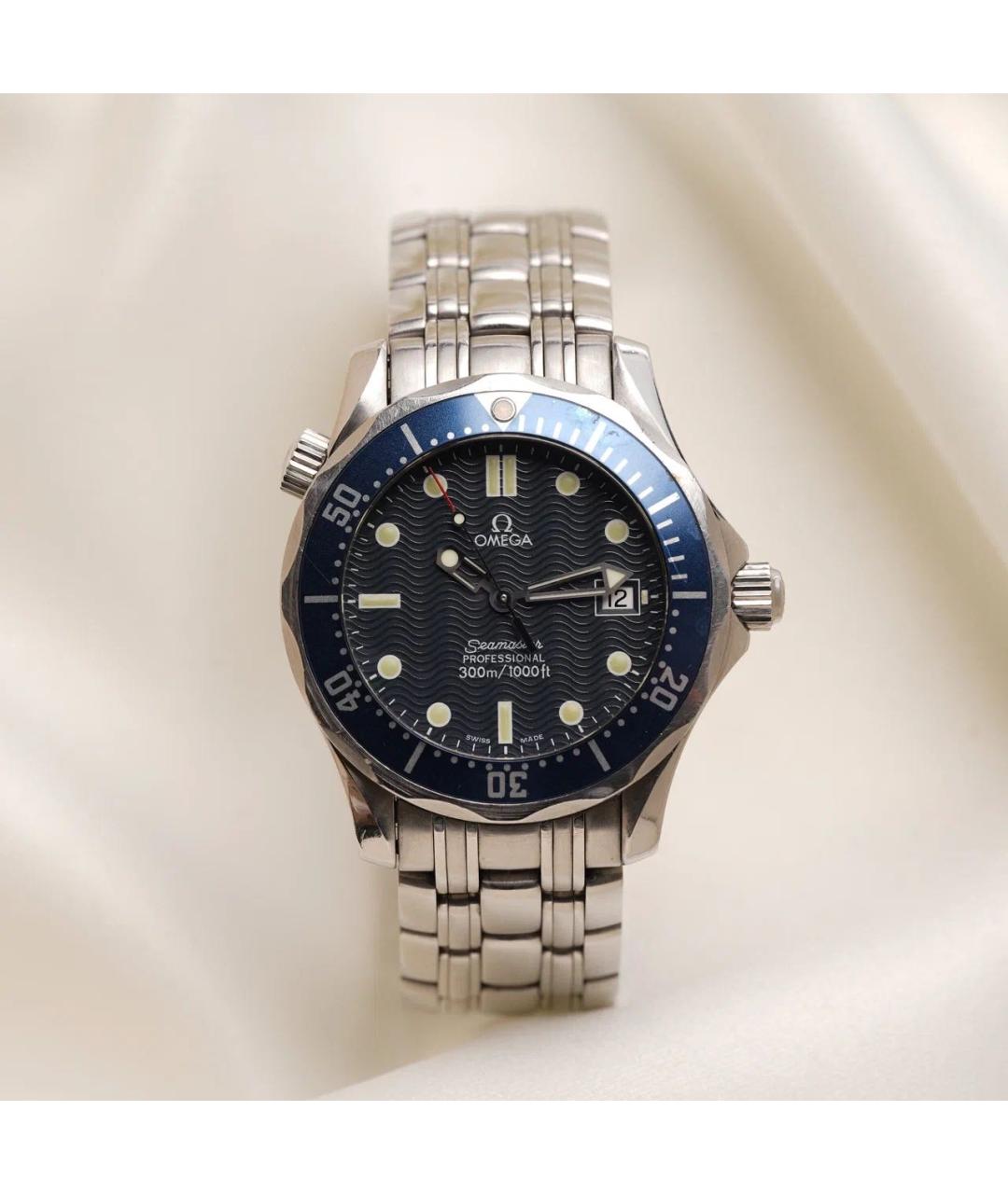 OMEGA Темно-синие часы, фото 9