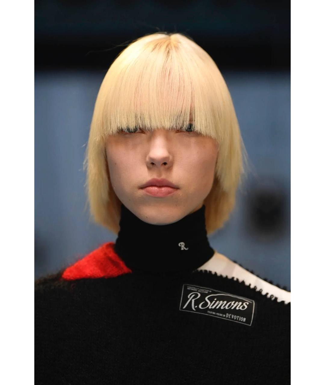 RAF SIMONS Белый хлопковый шарф, фото 3