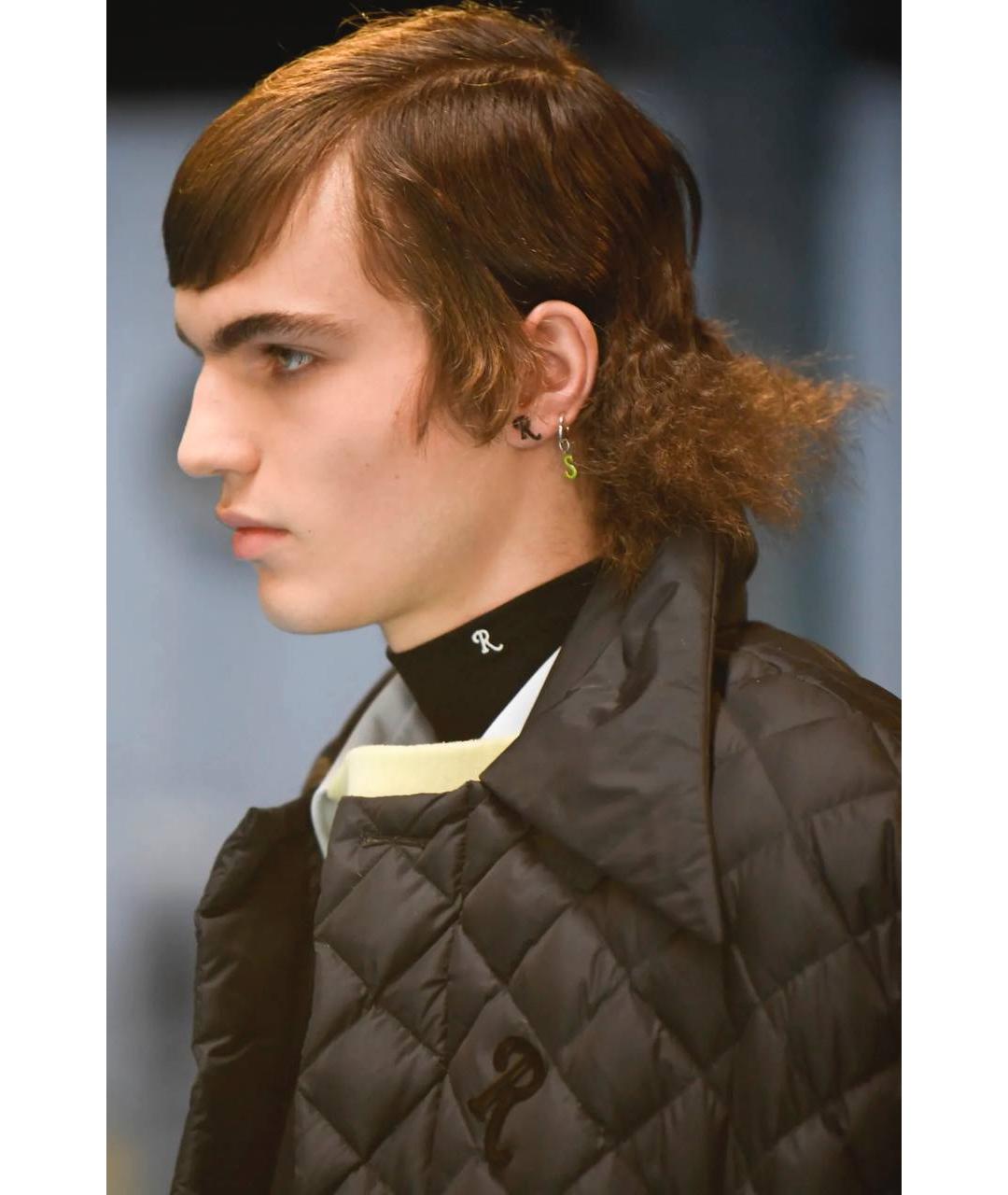 RAF SIMONS Белый хлопковый шарф, фото 5