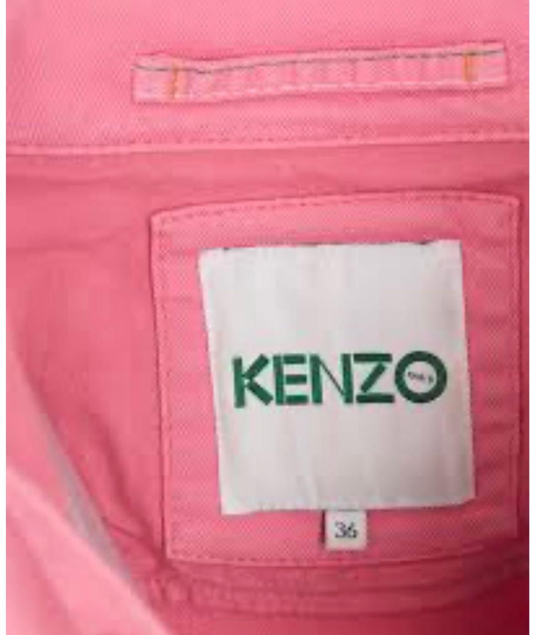 KENZO Розовый деним комбинезон, фото 5