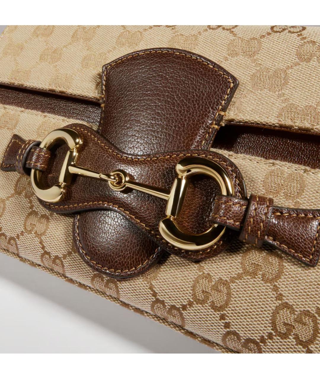 GUCCI Бежевая сумка с короткими ручками, фото 3