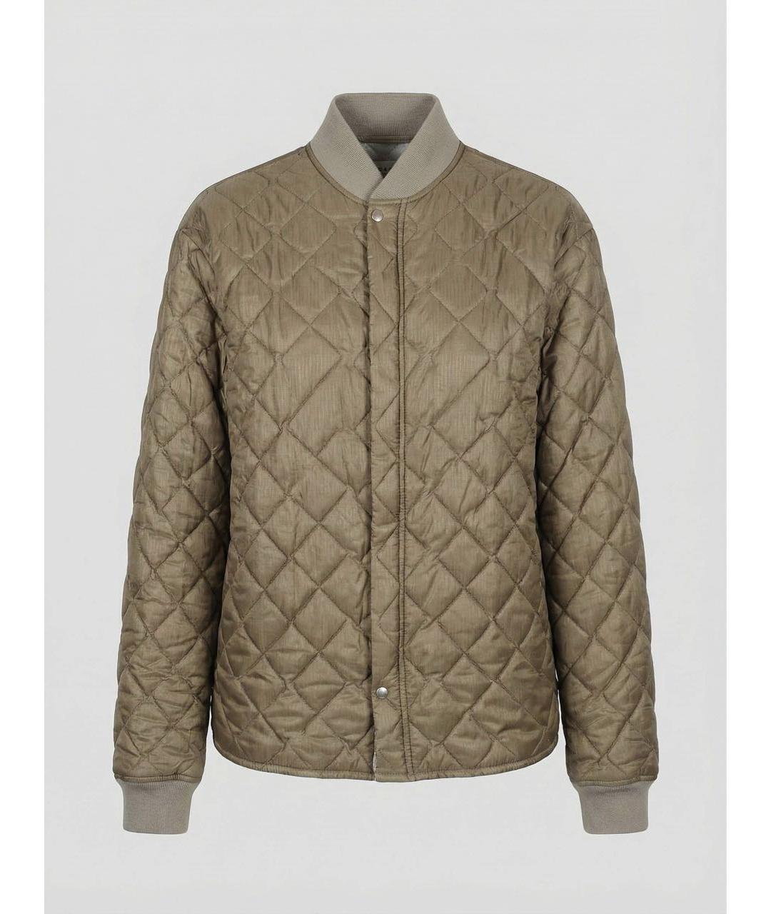 MAISON MARGIELA Бежевая полиамидовая куртка, фото 9