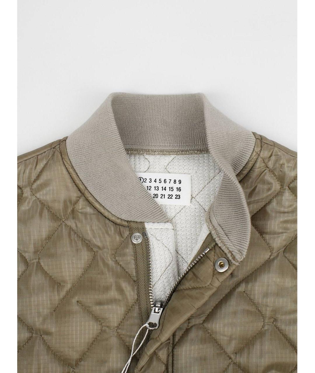 MAISON MARGIELA Бежевая полиамидовая куртка, фото 3