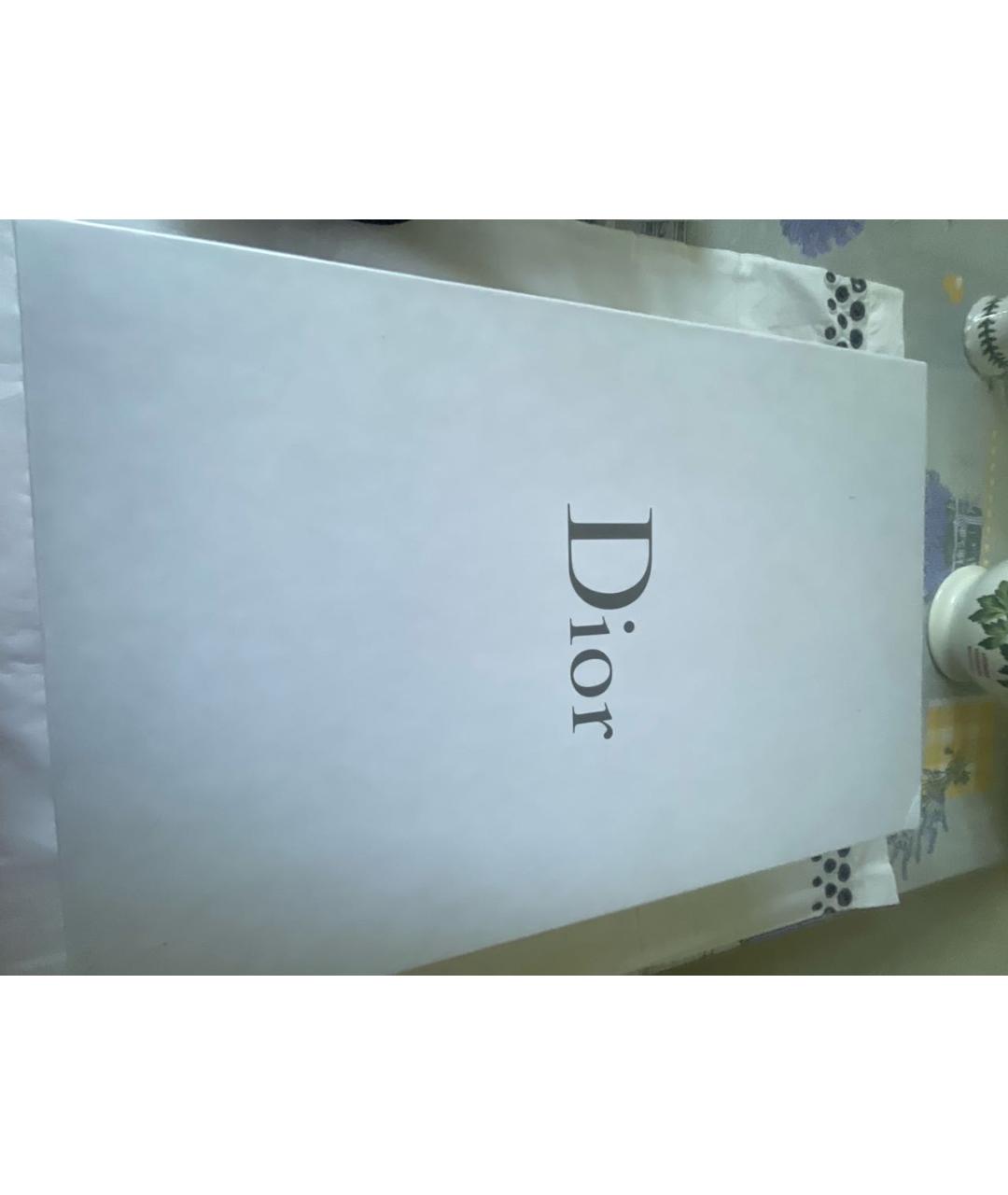 CHRISTIAN DIOR Черные замшевые босоножки, фото 6