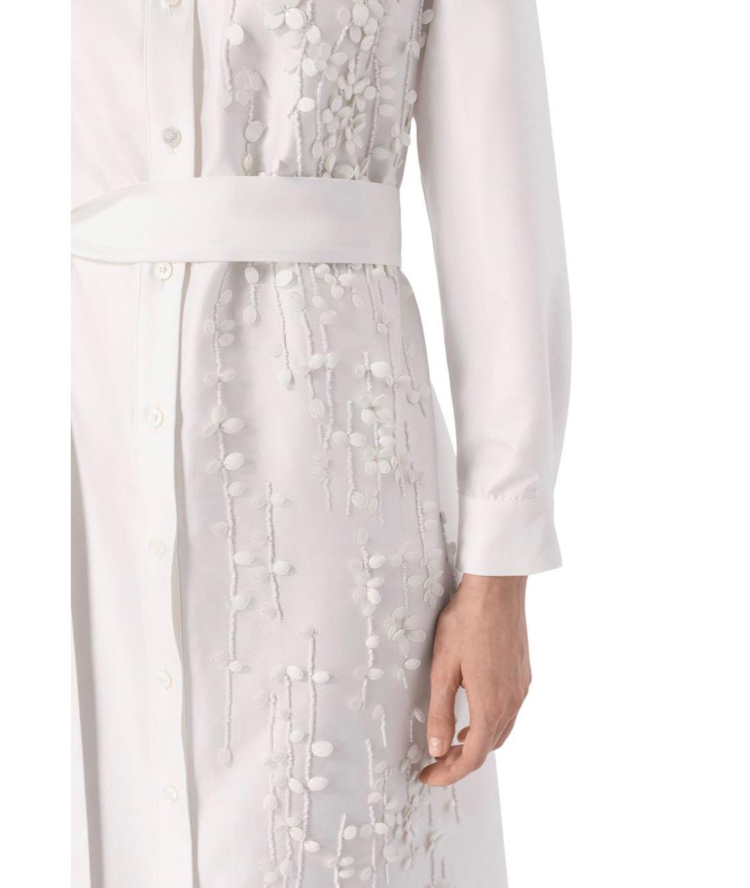 KITON Белое хлопковое вечернее платье, фото 4