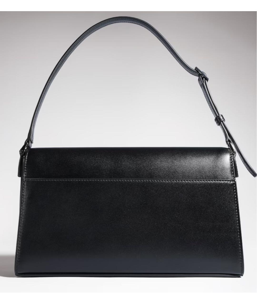 GUCCI Черная кожаная сумка с короткими ручками, фото 4