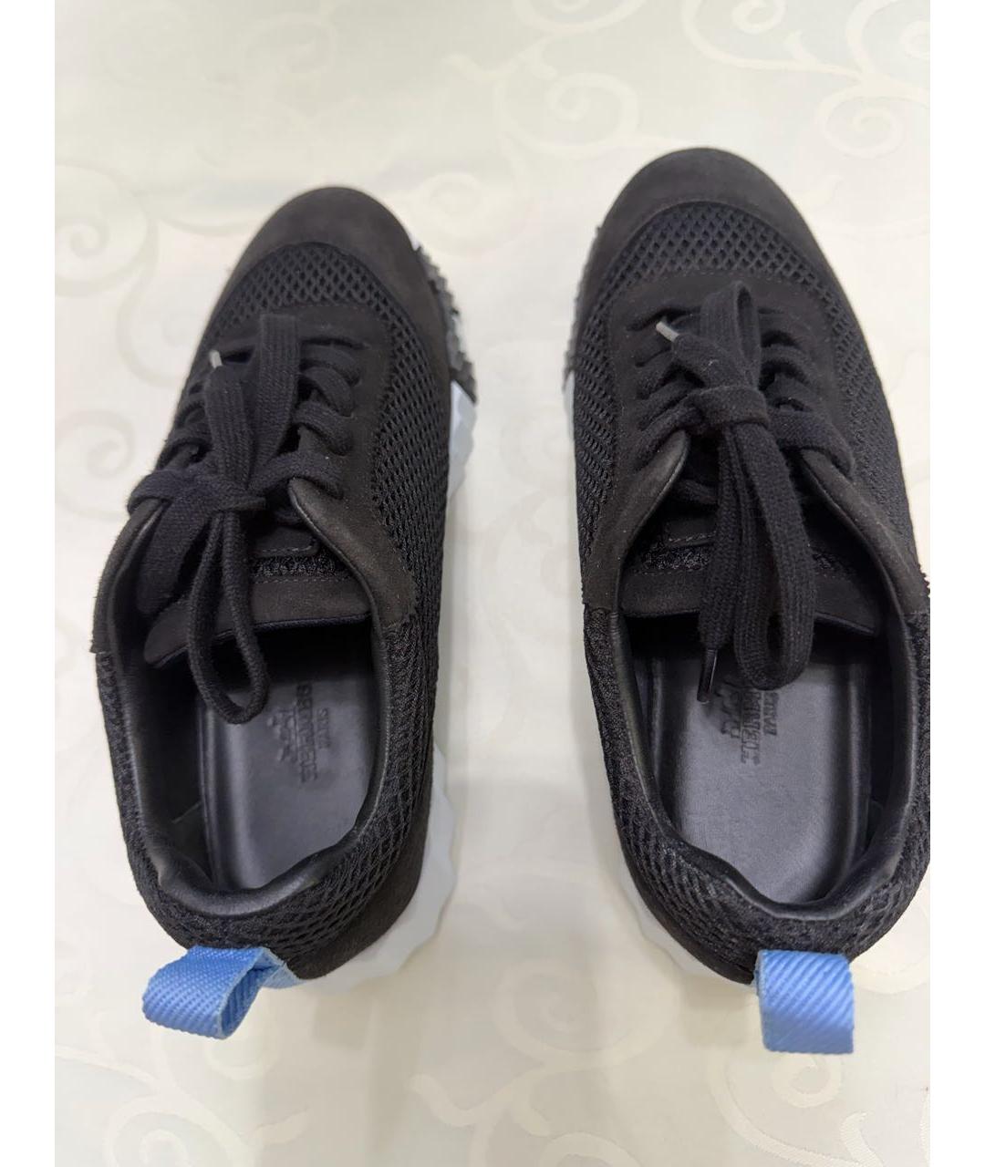 HERMES Черные кроссовки, фото 3