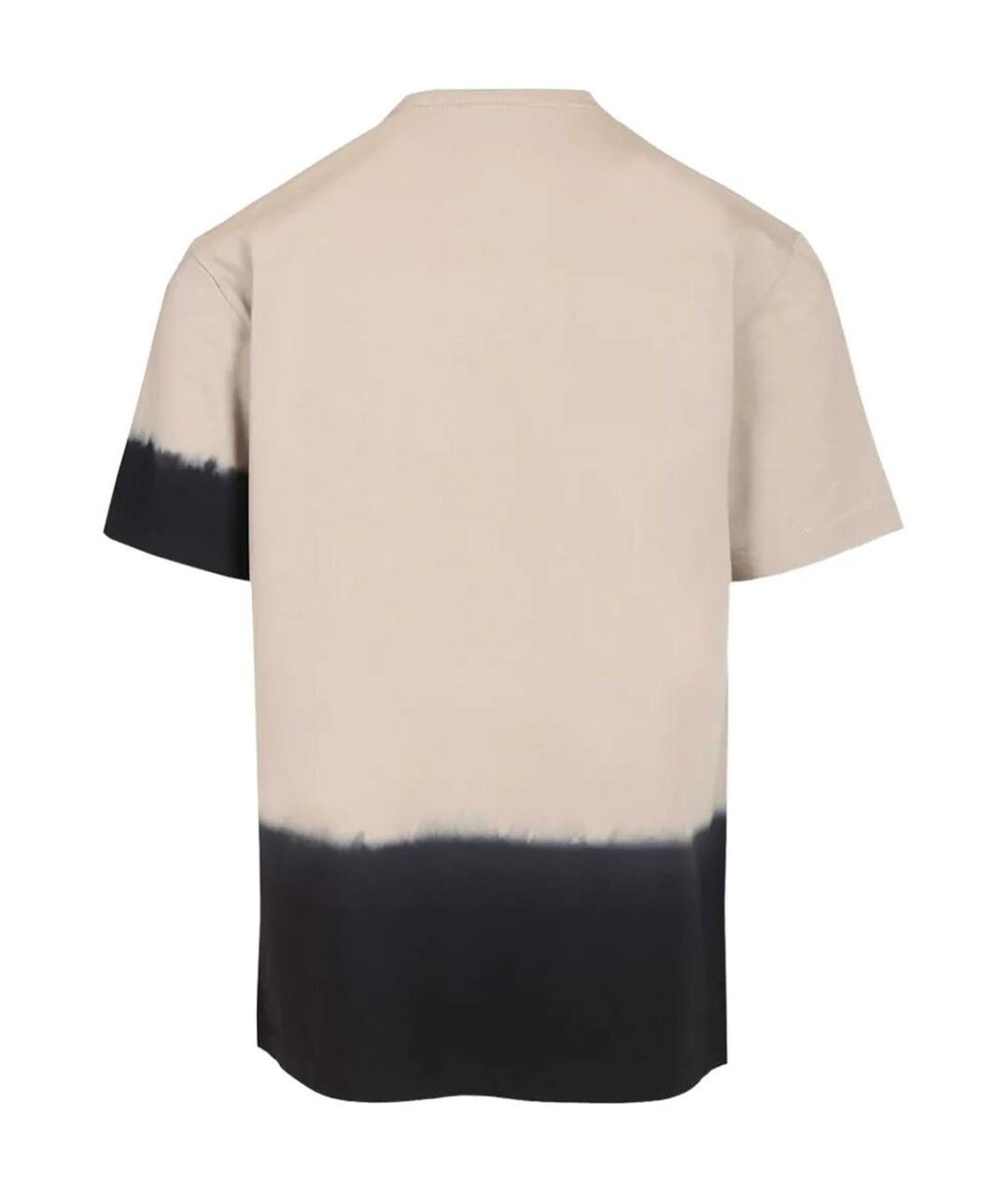 Y-3 Бежевая хлопковая футболка, фото 2