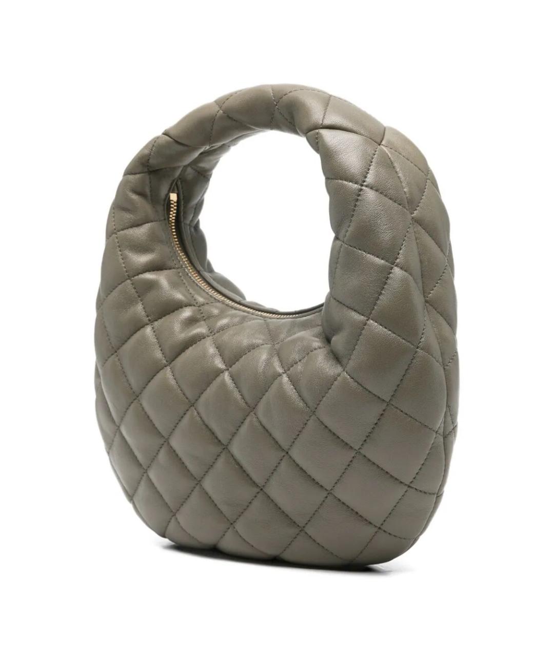 SAINT LAURENT Зеленая кожаная сумка тоут, фото 3