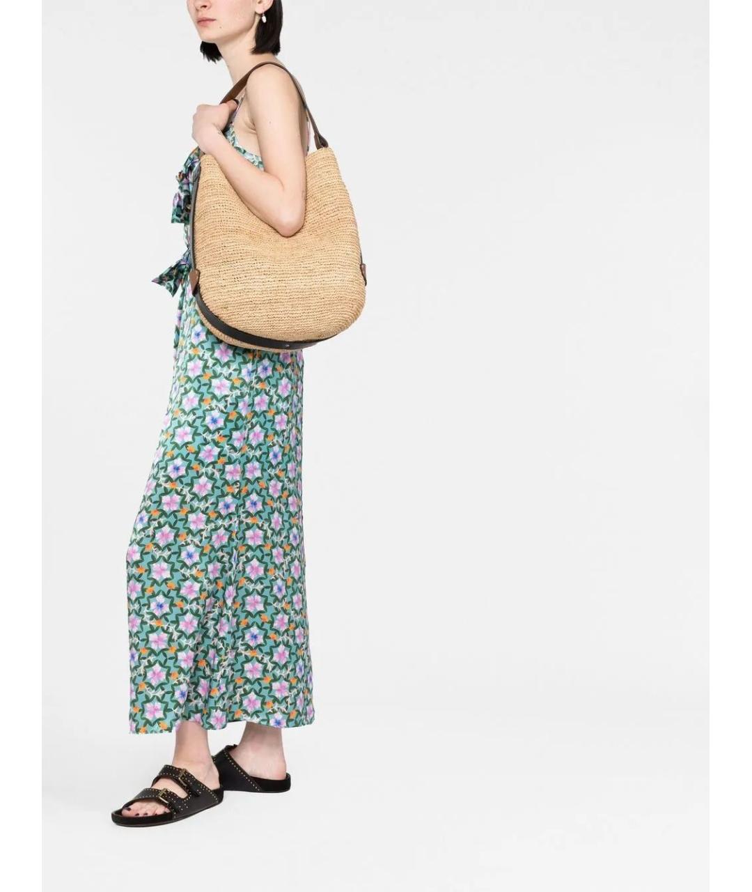 ISABEL MARANT Бежевая пелетеная сумка через плечо, фото 2