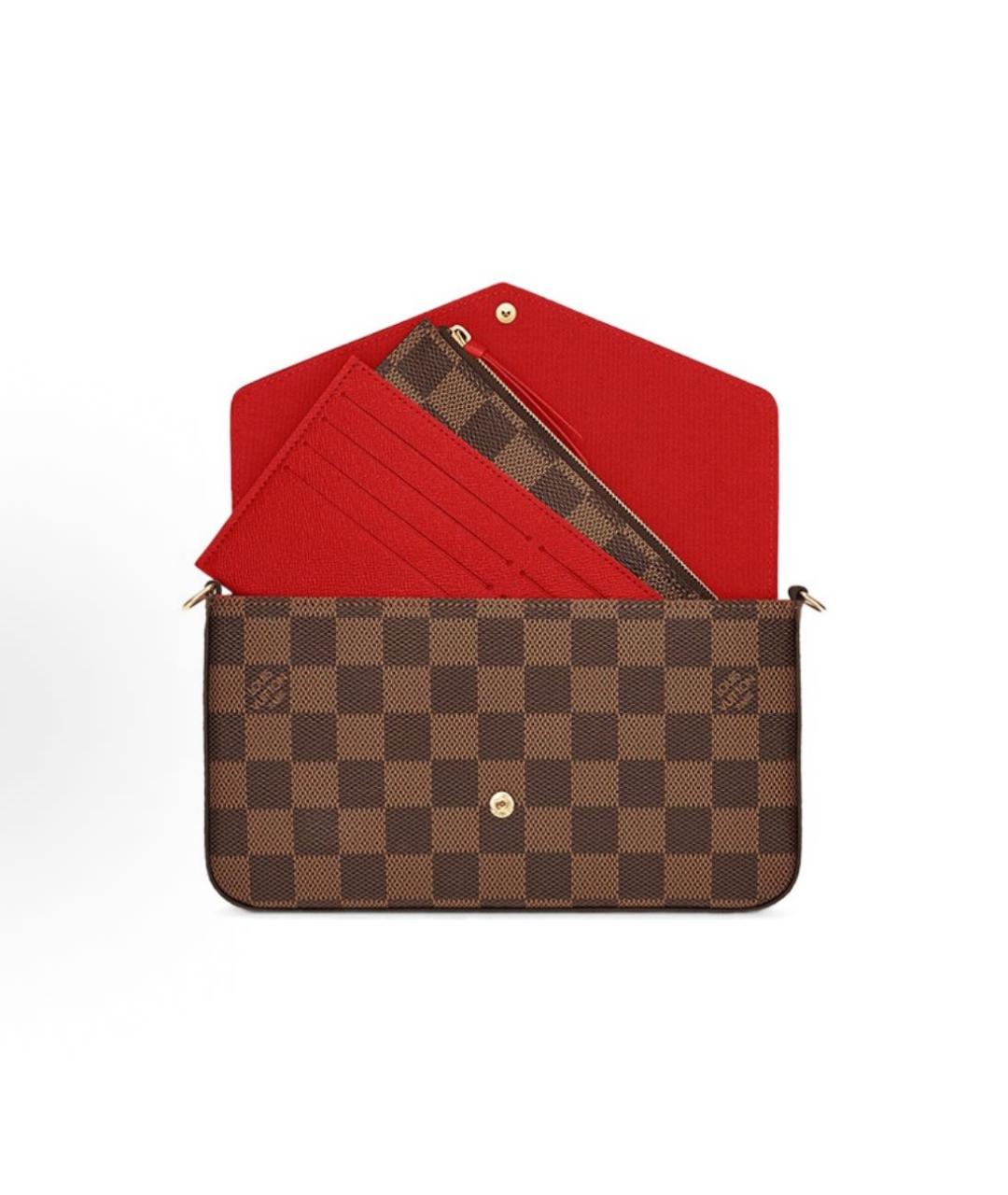 LOUIS VUITTON Коричневая сумка через плечо, фото 5