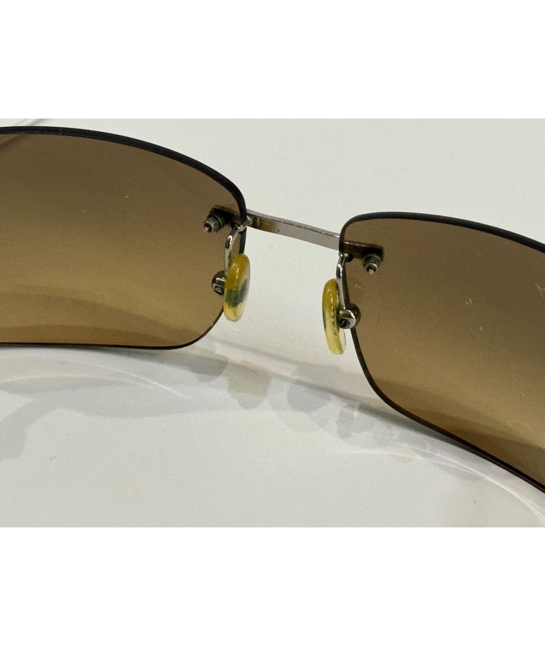 DOLCE&GABBANA Коричневые солнцезащитные очки, фото 8