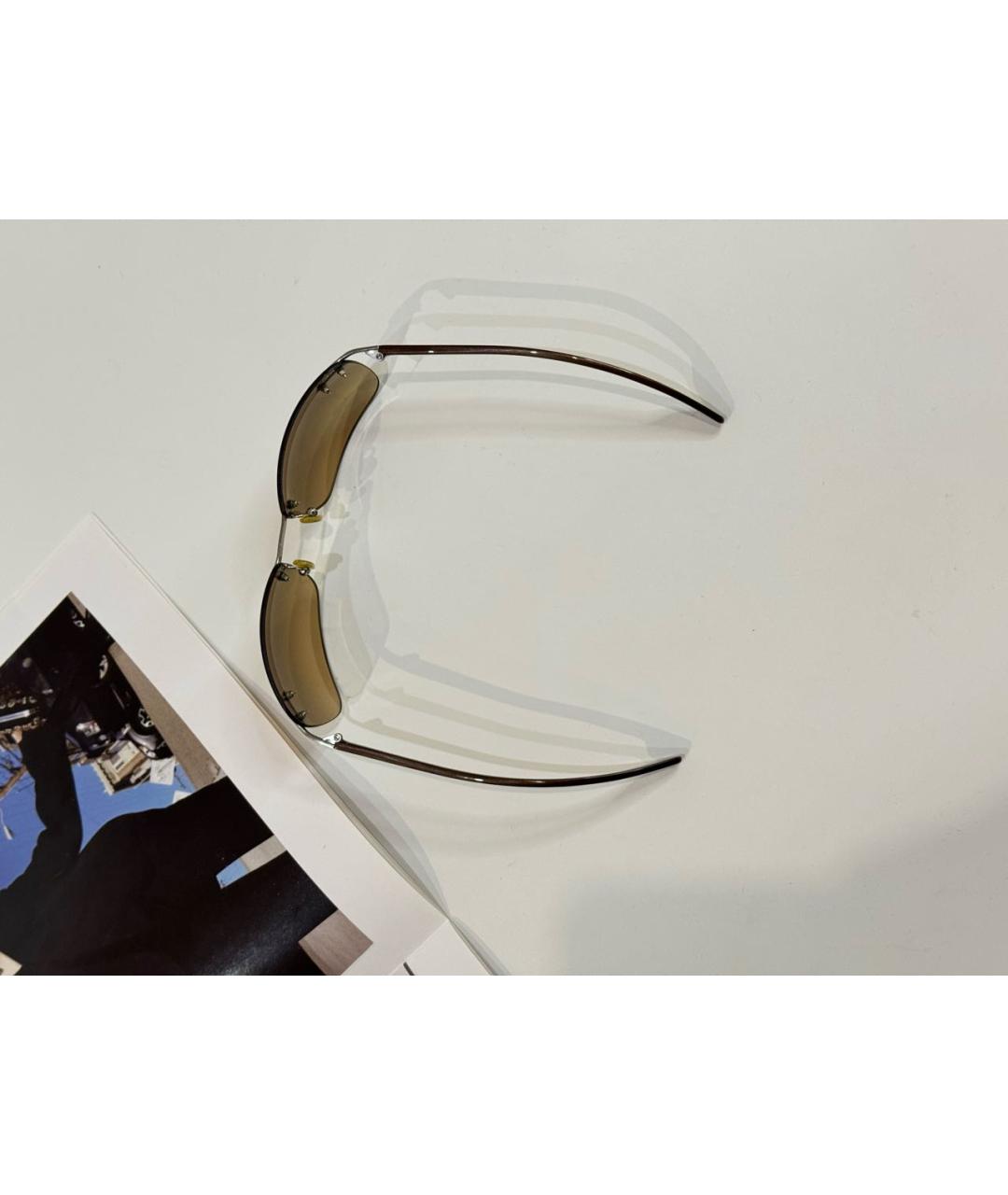 DOLCE&GABBANA Коричневые солнцезащитные очки, фото 5