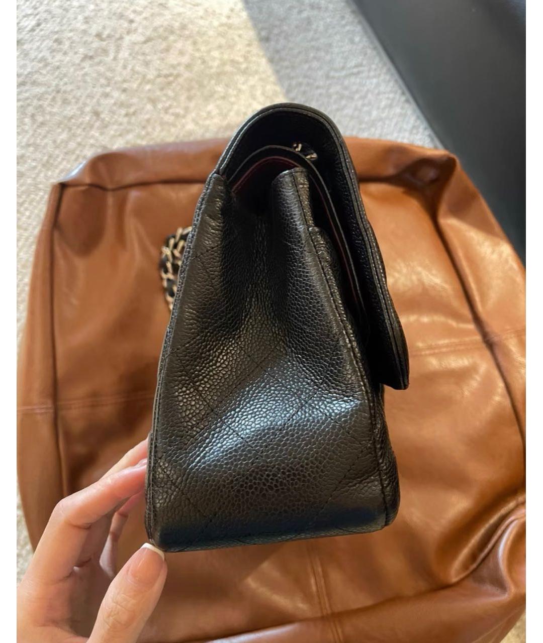 CHANEL Черная кожаная сумка через плечо, фото 4