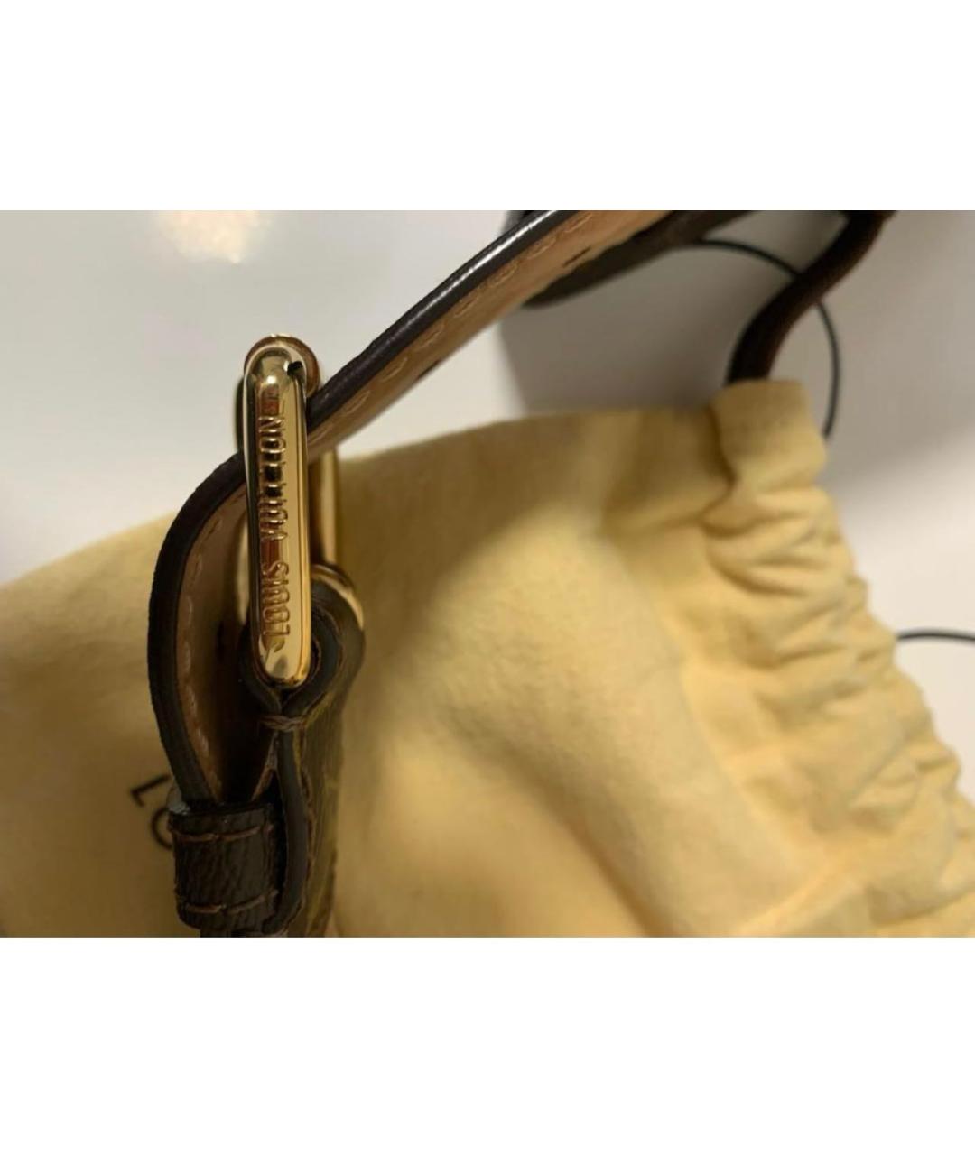 LOUIS VUITTON Коричневая поясная сумка, фото 5