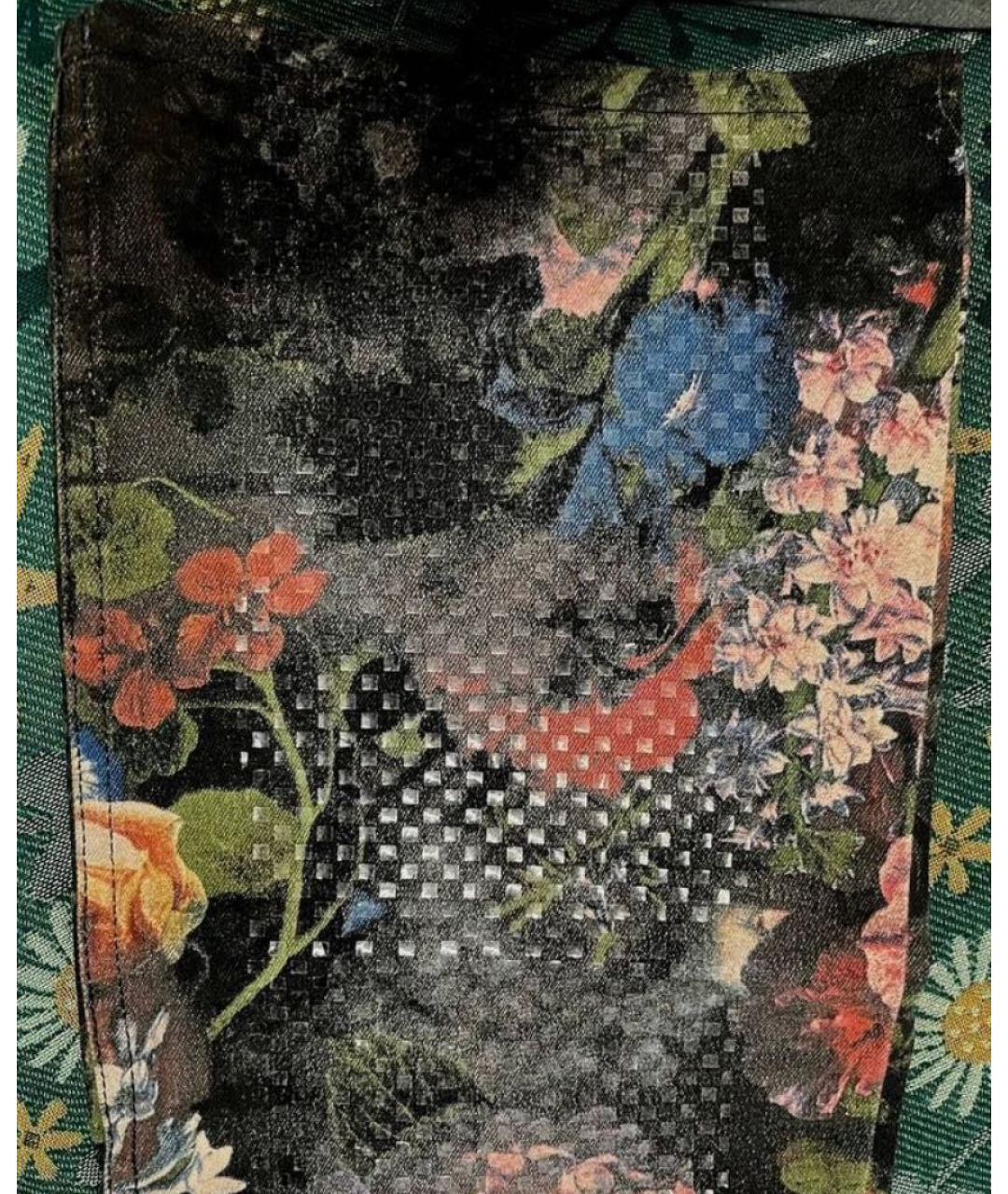 ROBERTO CAVALLI Мульти хлопко-эластановые джинсы клеш, фото 7