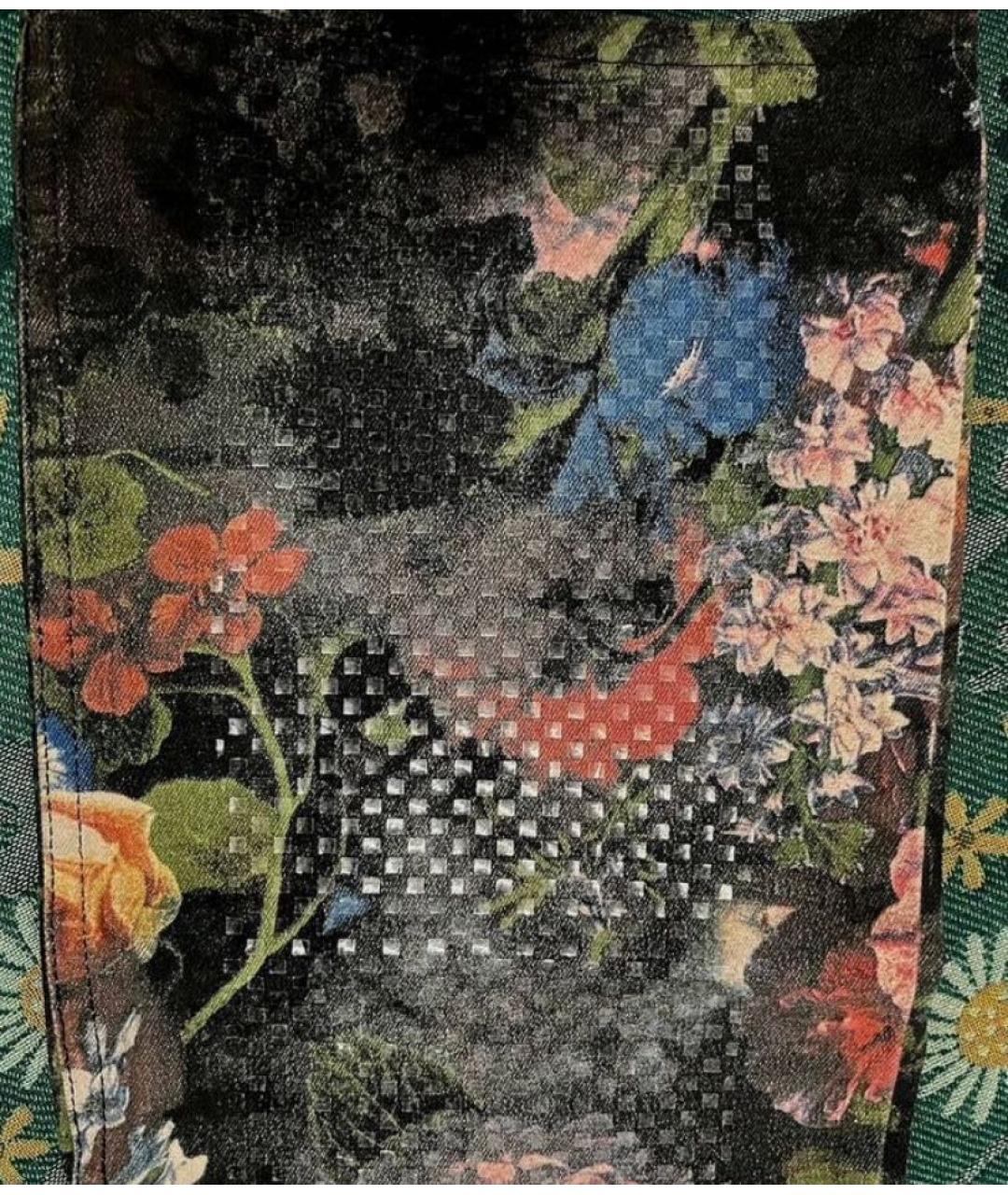 ROBERTO CAVALLI Мульти хлопко-эластановые прямые джинсы, фото 6