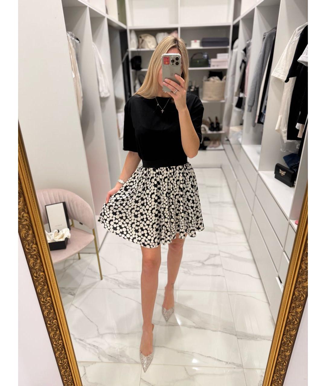 DOLCE&GABBANA Шелковая юбка мини, фото 3