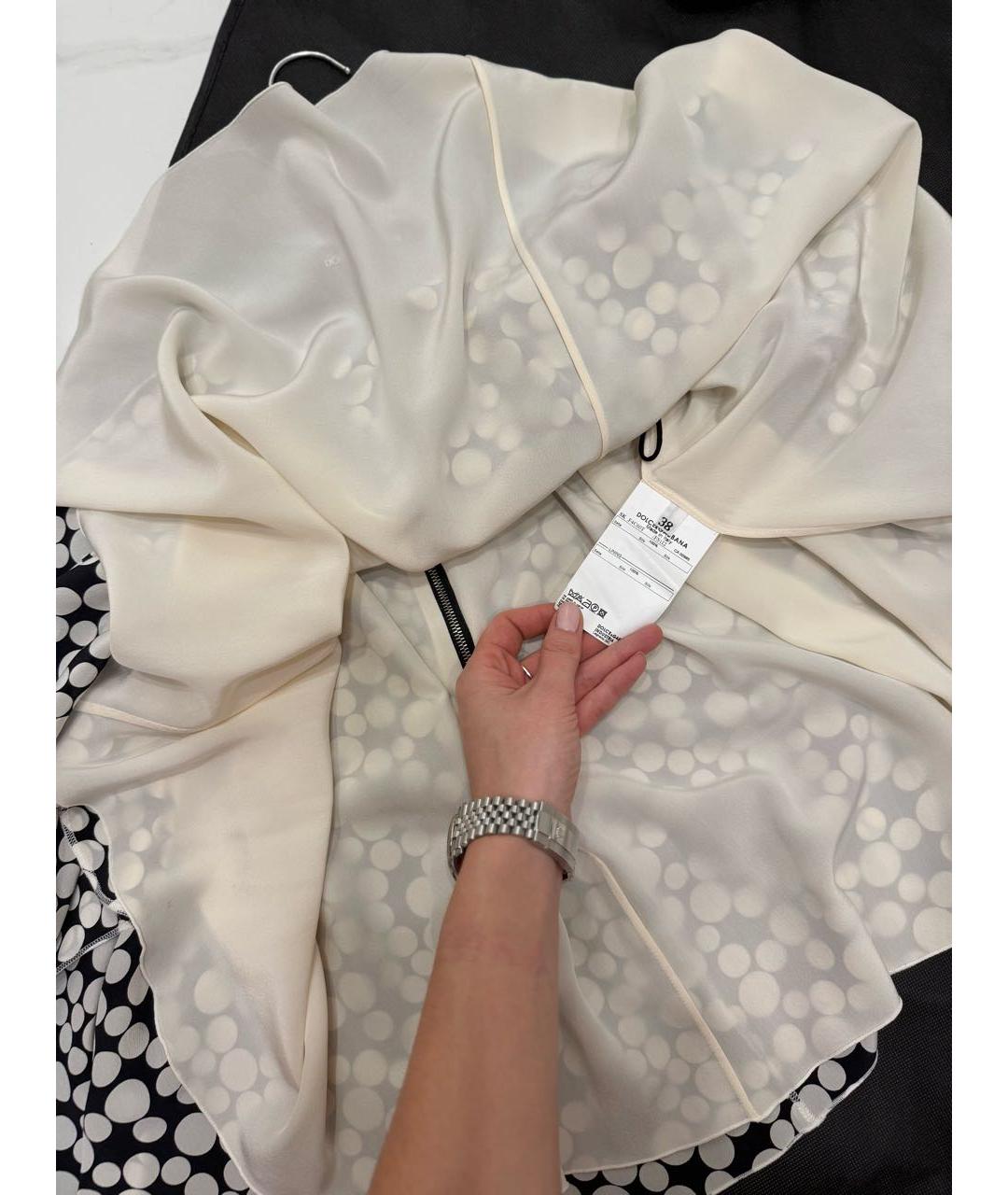 DOLCE&GABBANA Шелковая юбка мини, фото 6