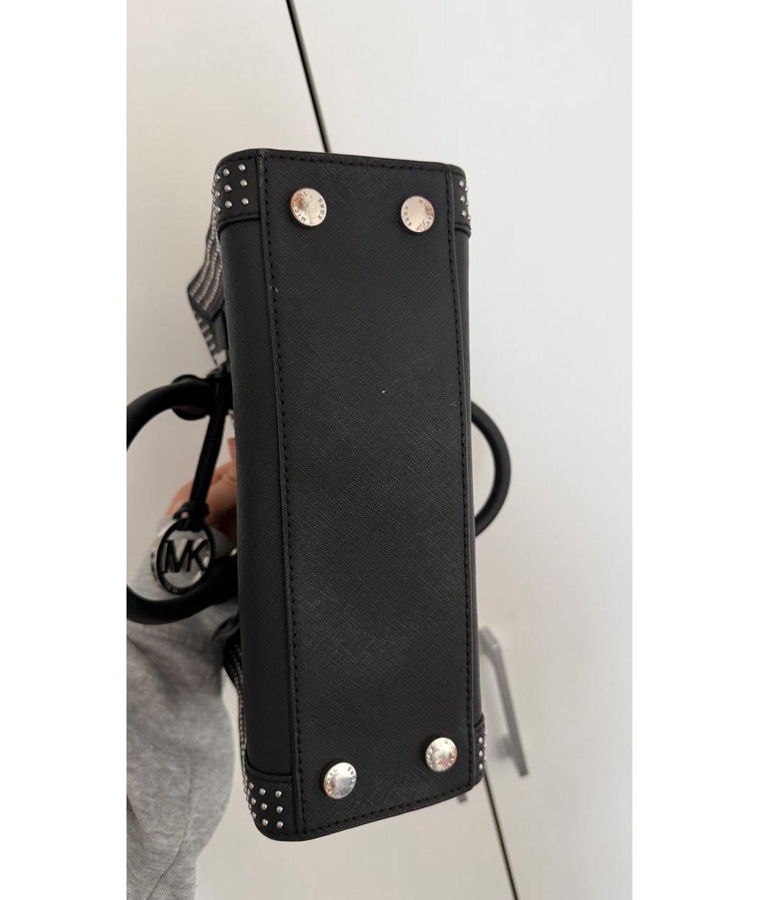 MICHAEL KORS Черная сумка тоут, фото 6