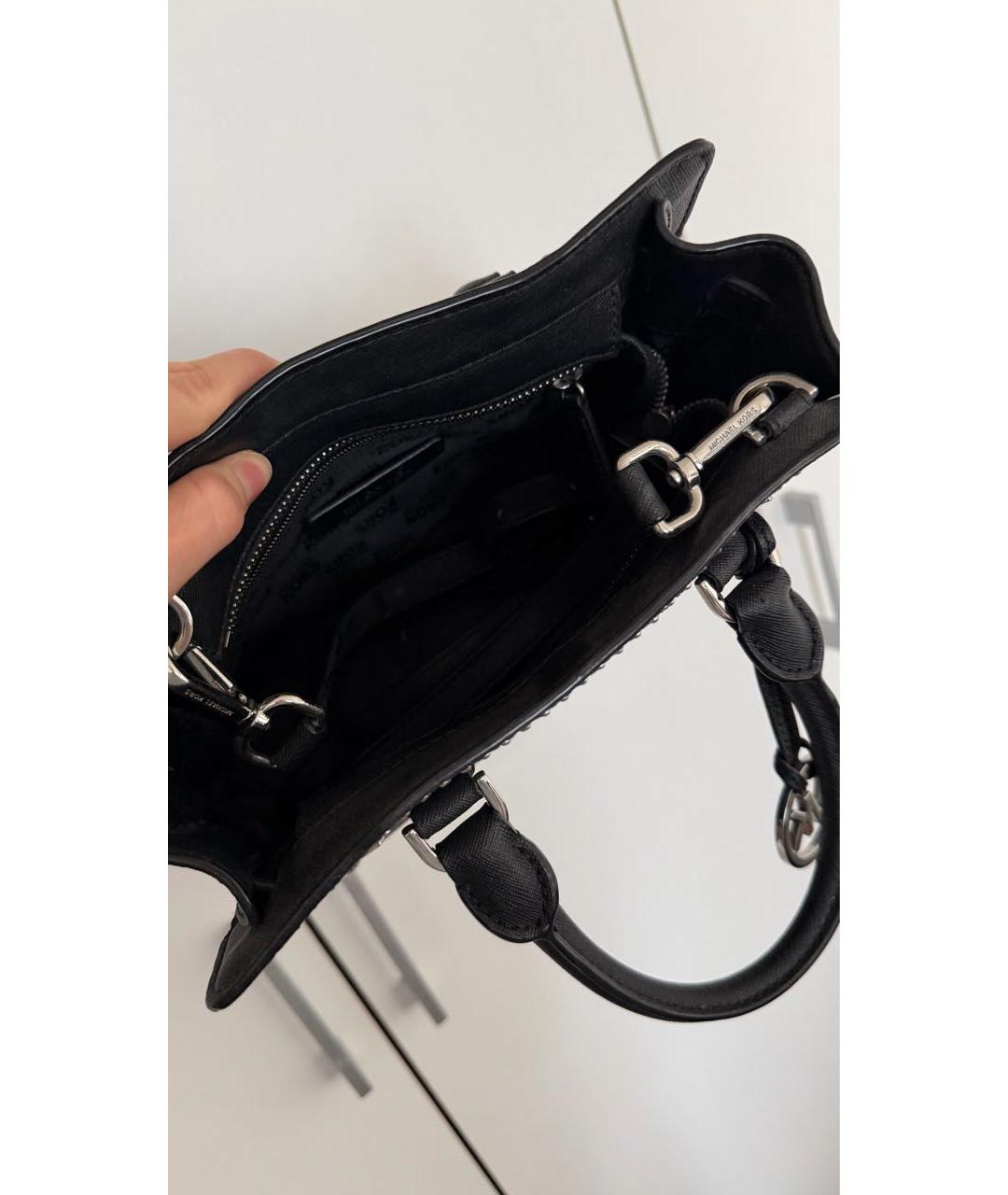 MICHAEL KORS Черная сумка тоут, фото 4