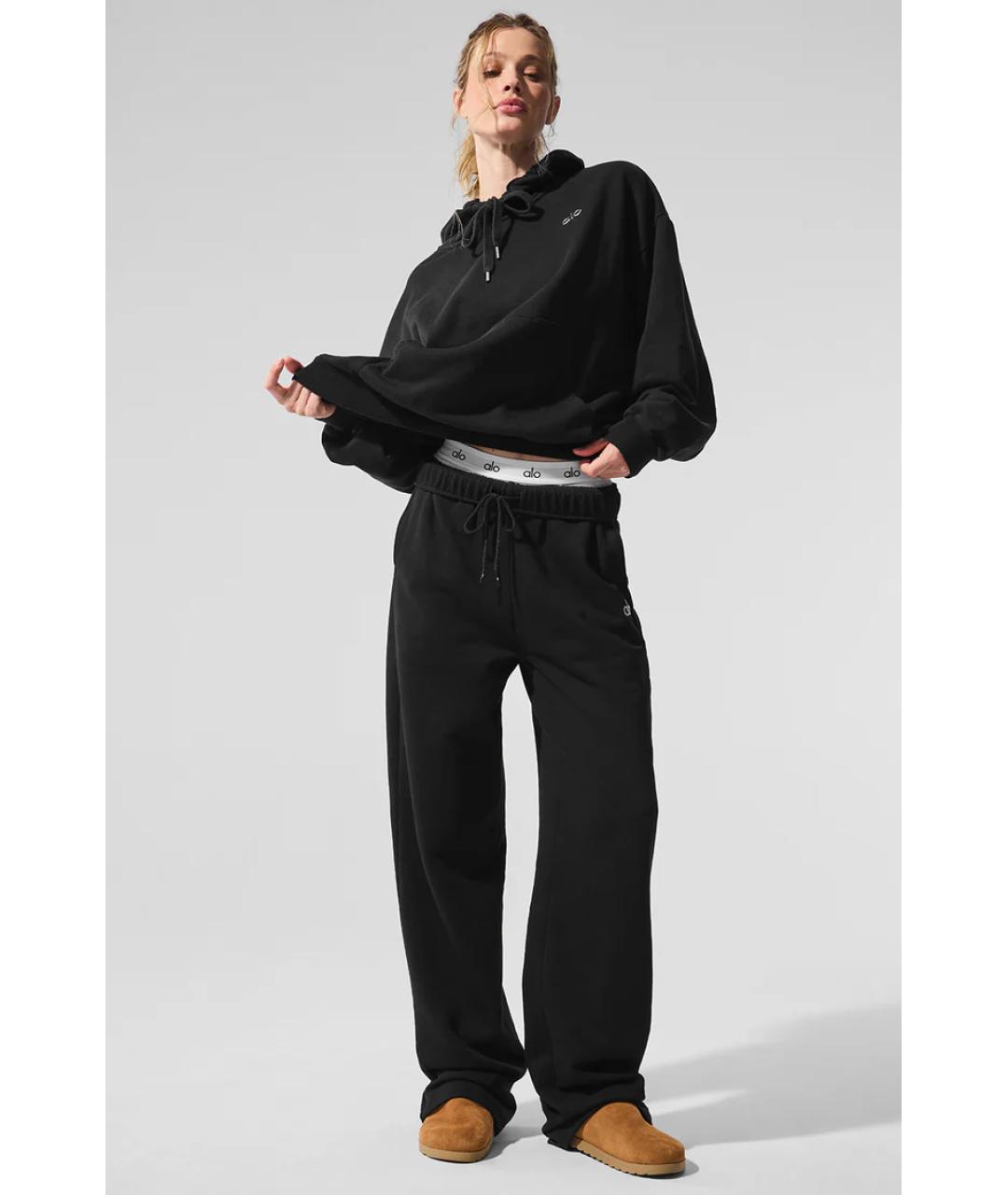 ALO YOGA Черные спортивные брюки и шорты, фото 7