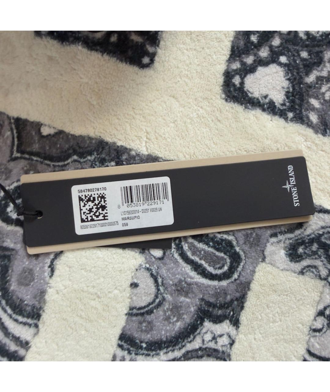 STONE ISLAND Черная барсетка, фото 4